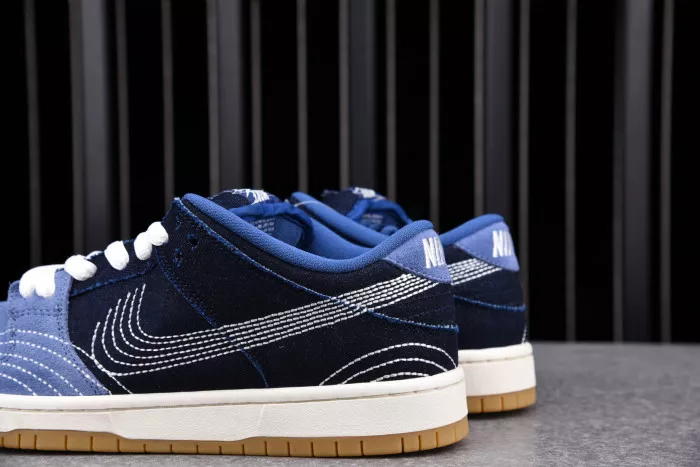 1st Kicks Shoes Nike SB Dunk Low Denim Sashiko CV0316-400 0118