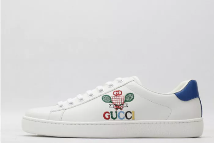 1st Kicks Shoes GUCC ACE EMBROIDERED LOW-TOP SNEAKER 603696 AY070 9096 0120