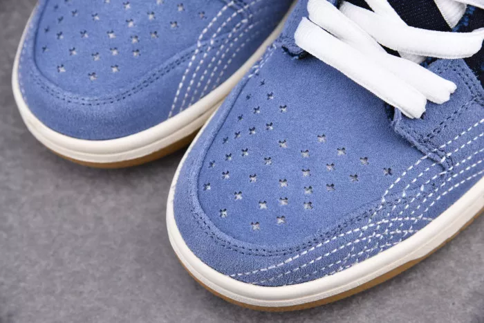 1st Kicks Shoes Nike SB Dunk Low Denim Sashiko CV0316-400 0118