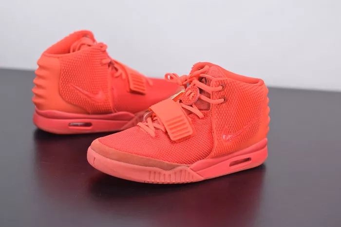 1st Kicks Shoes Nike Air YEEZY 2 Red October 508214-660 0119