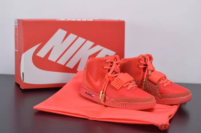 1st Kicks Shoes Nike Air YEEZY 2 Red October 508214-660 0119