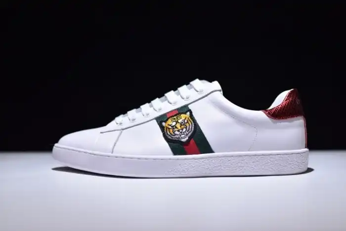 GUCC Ace Embroidered Low-Top Sneaker 457132 02JP0 9064 0126