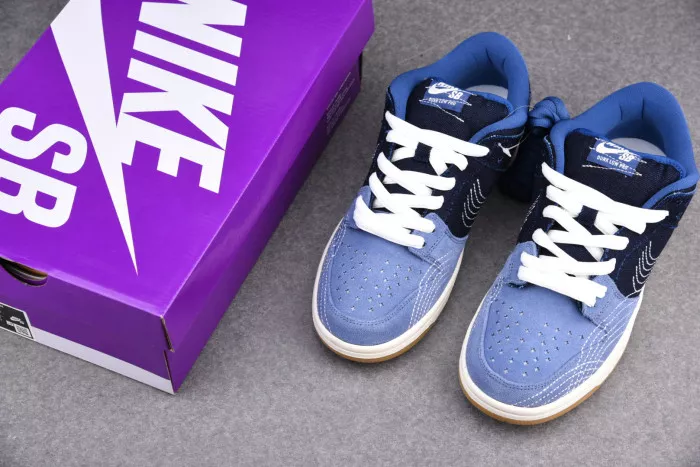 1st Kicks Shoes Nike SB Dunk Low Denim Sashiko CV0316-400 0118