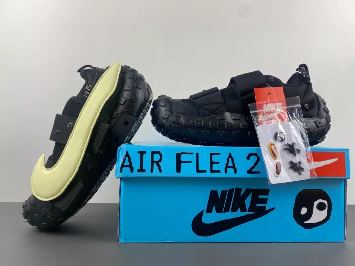 1st Kicks Shoes Nike CPFM Air Flea 2 Cactus Plant Flea Market Black Alabaster DV7164-001 0119