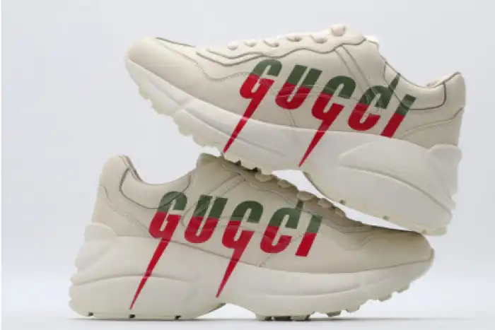 1st Kicks GUCC RHYTON LEATHER SNEAKER 0126