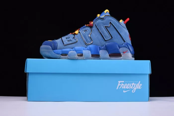 1st Kicks Shoes Nike Air More Uptempo Doernbecher Blue Jay mens AH6949-446 0118