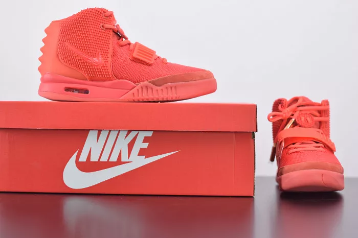 1st Kicks Shoes Nike Air YEEZY 2 Red October 508214-660 0119