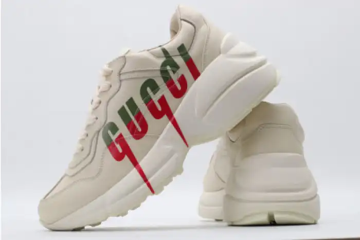 1st Kicks GUCC RHYTON LEATHER SNEAKER 0126