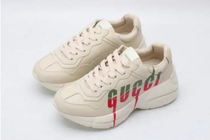 1st Kicks GUCC RHYTON LEATHER SNEAKER 0126