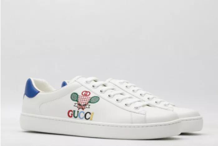 1st Kicks Shoes GUCC ACE EMBROIDERED LOW-TOP SNEAKER 603696 AY070 9096 0120