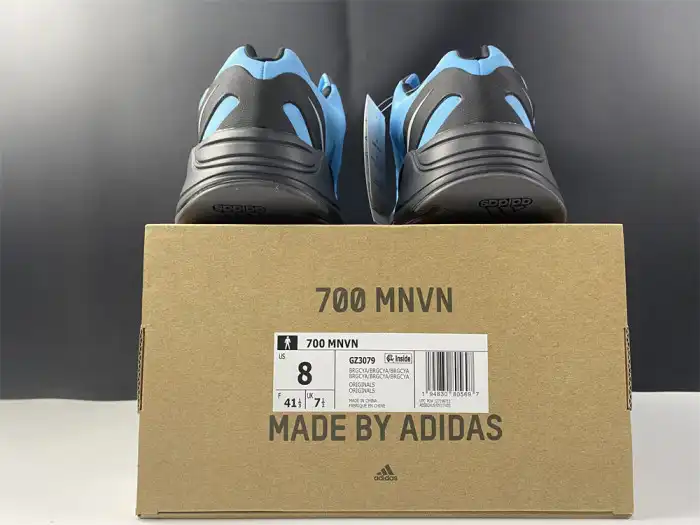 1st Kicks ADIDAS Yeezy Boost 700 MNVN 'Bright Cyan' GZ3079 0128