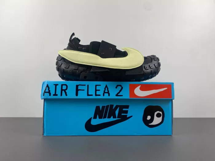 1st Kicks Shoes Nike CPFM Air Flea 2 Cactus Plant Flea Market Black Alabaster DV7164-001 0119