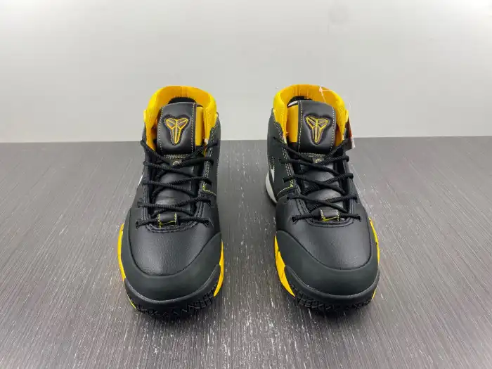 1st Kicks Nike Kobe 1 Protro Black Maize AQ2728-003 0201