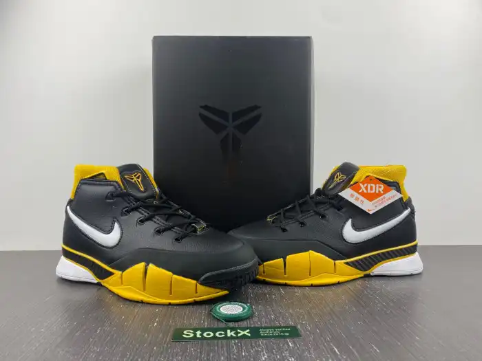 1st Kicks Nike Kobe 1 Protro Black Maize AQ2728-003 0201