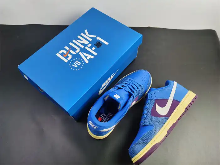 1st Kicks Shoes Nike Dunk Low UNDEFEATED Dunk vs. AF1 DH6508-400 0201