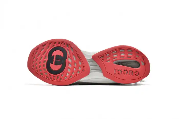 1st Kicks Gucc Run Sneakers Grey Red 0204