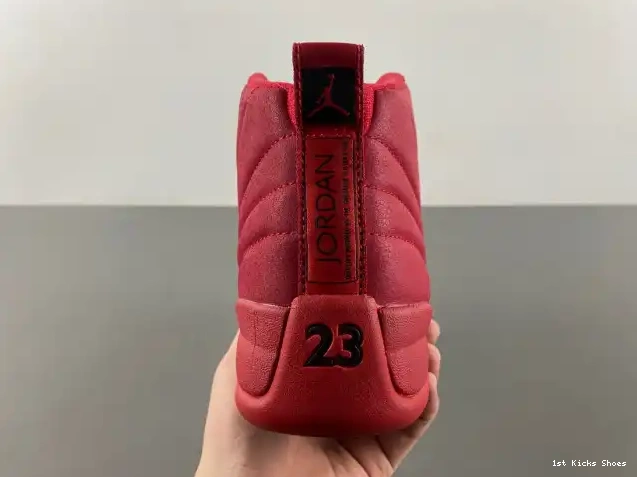 1st Kicks Retro Jordan 12 Gym Red 130690-601 Air (2018) 0308