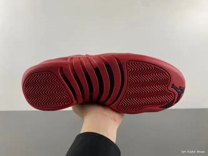 1st Kicks Retro Jordan 12 Gym Red 130690-601 Air (2018) 0308