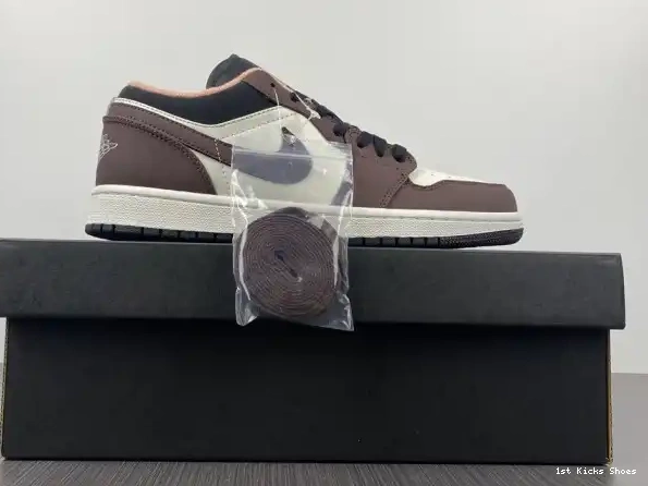 1st Kicks Shoes DC6991-200 Air Low 1 Mocha Jordan 0309