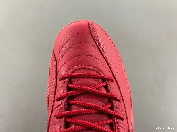 1st Kicks Retro Jordan 12 Gym Red 130690-601 Air (2018) 0308