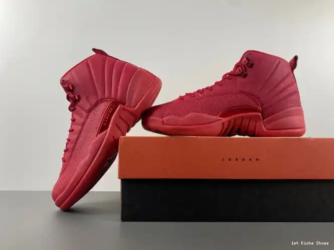 1st Kicks Retro Jordan 12 Gym Red 130690-601 Air (2018) 0308