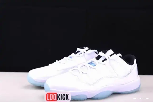 1st Kicks Jordan Low AV2187-117 Blue 11 Air Legend 0309